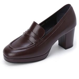 [금강제화(여성)][금강]여성 르느와르 가보시 로퍼 힐 RENPUC4801K4 와인