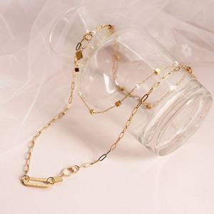 젤리아 2줄 초커 목걸이