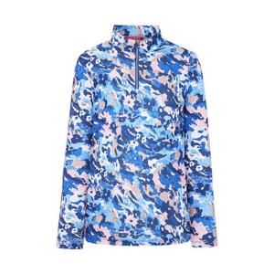 [크로커다일 레이디]기하학 프린트 반집업 티셔츠 CLDSTS209