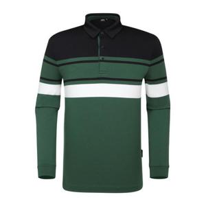 JDX HC11 남성 삼색 스트라이프 긴팔 티셔츠 X2TLV3445