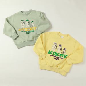 [지프키즈]기모_캠핑 베어 어센틱 맨투맨  KO4TSU858