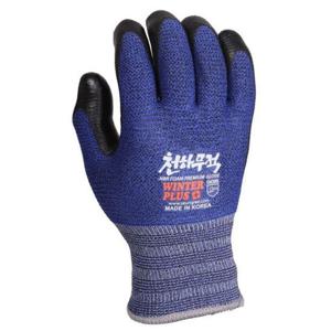 윈터 NBR 코팅장갑 겨울용 블루 L 천하무적