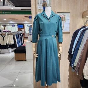 무자크 DP02 카라단추원피스 MO7WOP01