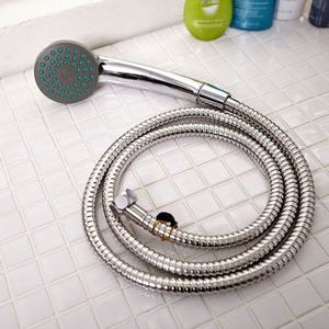 비젼메탈 샤워세트 1.5m 크롬헤드 샤워기 샤워헤드