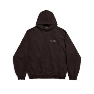 발렌시아가 후드 티셔츠 739024 TQVS7 9034 Black