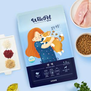 윌로펫 뉴트리탑 면역 1.2kg 소프트 강아지 사료