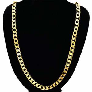 기본 볼드 면 체인 목걸이 8mm 골드