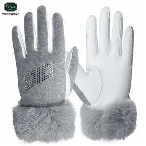 프리미엄 OIO 오아이오 양피 방한 겨울 양손 여성 골프장갑