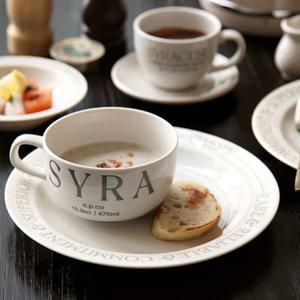 시라쿠스 레터링 테이블웨어 홈카페 스프컵 머그 450ml