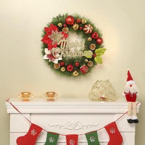 연말 50cm 장식 블라썸 트리 원형 크리스마스 리스