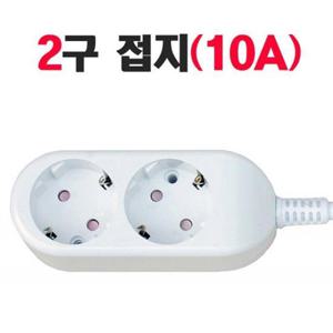 (신성전기) 국산 멀티탭 (2구/10A/접지) 3M