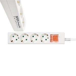 스펙스 화재예방 자동소화 메인스위치 멀티탭 4구 3m