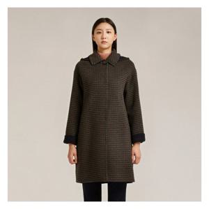 [올리비아로렌]후드 체크코트__VOCEAWWA251