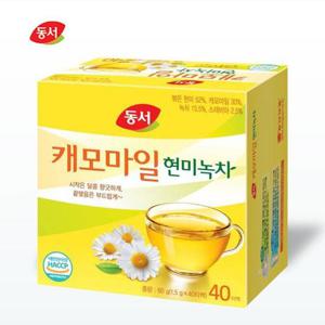 [동서식품] 캐모마일 현미 녹차 40T