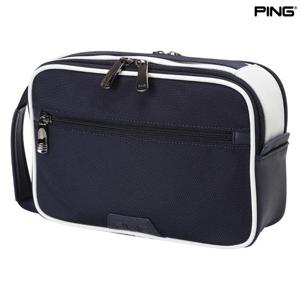 [핑골프](양말증정2개) 남성 배색 포인트 파우치백 (111D4BG381_NA)