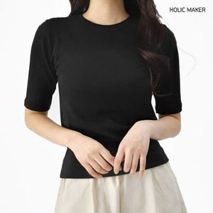 홀릭메이커반팔티 5부 여름 HBT001 티셔츠