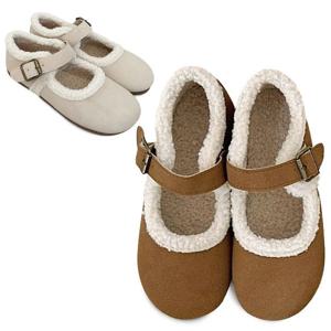 [카미엣뮤즈]퍼 메리제인 플랫_KM24w122