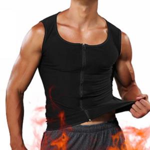 남자땀복 지퍼 조끼 사우나슈트 헬스 운동 이너웨어