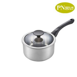 PN풍년 바닥3중 인덕션&가스 스텐 편수냄비 16cm / 뉴 루체 IH