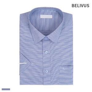 빌리버스 남자 반팔 셔츠 BSH247 체크 일반핏 여름