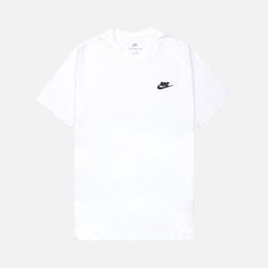 나이키 NSW 클럽 흰색 숏슬리브 티셔츠 AR4999-101
