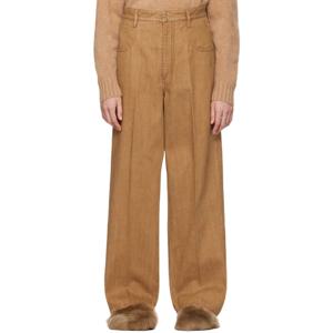 25 FW 까르뱅 여성 탠 5포켓 슬랙스 242319F087003