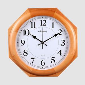 D-408 BA 무소음 모던 우드 벽시계