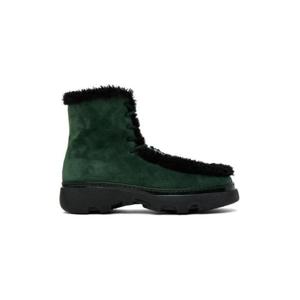 25 FW 버버리 남성 그린 크리퍼 시어링 부츠 232376M255002