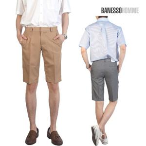 남성 스판 5부 슬랙스 AD231N237