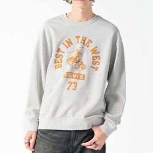 [리바이스]남성 릴렉스 그래픽 크루넥 오버핏 맨투맨 [38712-0283]