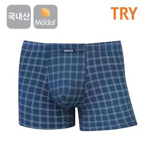 TRY 국내산 남성 모달 위버 남자 드로즈 팬티 (청록)