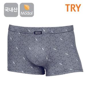 TRY 모달 위버 남성 속옷 남자 드로즈팬티 속옷(회색)