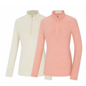 [콜핑]LD28 여성 추동 스판 기모 등산집업티셔츠 KVT4369W