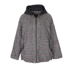 [몬테밀라노]체크모직집업후드코트MK412J1511