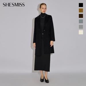 [쉬즈미스] 울 원버튼 핸드메이드 코트_SWHCTO42010