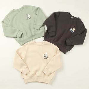 [지프키즈]기모 펭귄 곰 맨투맨  KP4TSU894