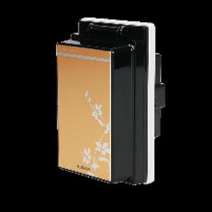 아이언골드 전기 매입 방우형 세로 2구 콘센트 상가