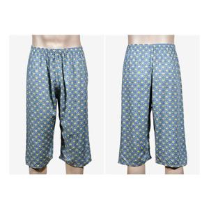 귀여운 그래픽 패턴 레이온 남성 8부 파자마 심플한