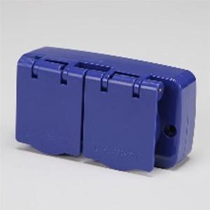 임시 가설 분전반용 방우형 노출 콘센트 2구16A 220