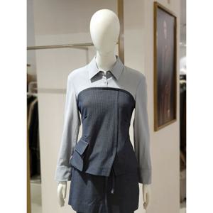 [에꼴드파리] 헤링본 레이어링 셔츠 RB3XWBAM24Z