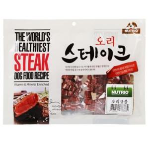 뉴트리오 오리 스테이크 큐블 300g