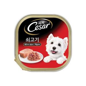 시저캔 강아지간식  쇠고기 100g