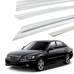 그랜저TG 크롬 썬바이저 차량용 윈도우 창문 진흥 4P