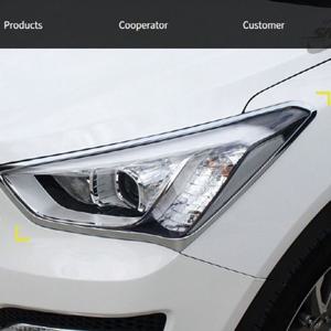 싼타페DM 헤드램프몰딩 2pcs