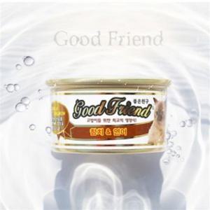 굿프랜드 고양이캔 참치n연어 85g 24개입