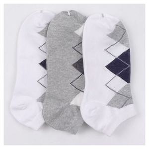 남자 다이아몬드 목 쫀쫀 밴드 발목 양말 10켤레 묶음