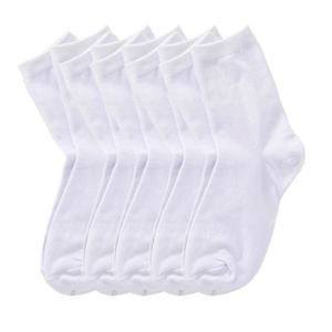 남성용 무지 케쥬얼 중목양말 남자양말 화이트(5족)