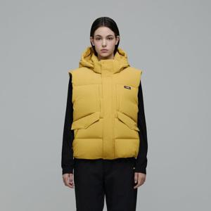 내셔널지오그래픽 N244UDV040 헬레나 후디 다운 베스트 MUSTARD