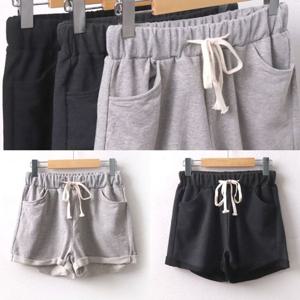 빅사이즈 롤업 끈밴딩 반바지 DWW5973 트레이닝 팬츠