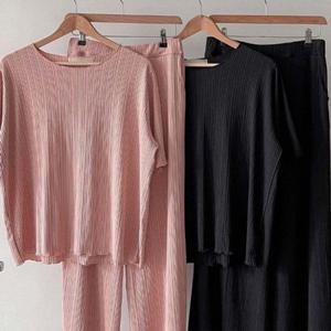 306K166S 여성큰옷 팬츠 반팔티 셋업 빅사이즈미시옷